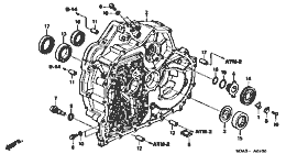 ATM-1 torque converter case (2WD)