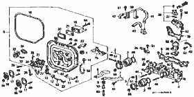 E-3 intake manifold (carburetor)