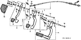 Clutch Pedal / Brake Pedal