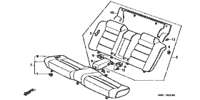 B-41 rear seat