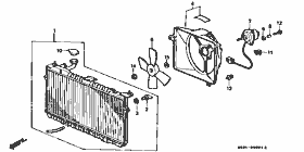B-5-1 radiator (DENSO)