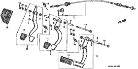 Clutch Pedal / Brake Pedal