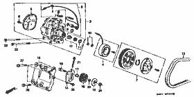 B-56 air conditioner (compressor) (SOHC/DOHC) (factory installation)