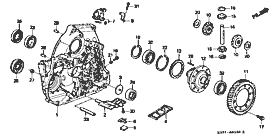 ATM-1 torque converter case / differential
