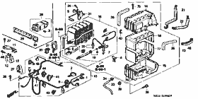 B-58 air conditioner (cooler unit) (factory installation)