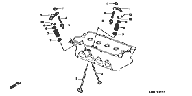 E-12-1 valve / rocker arm (DOHC)