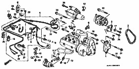 E-6 engine wire harness (carburetor) (100,200)