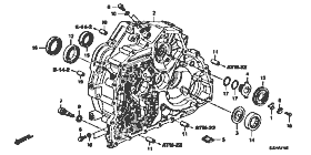 ATM21- torque converter case (2.4L)