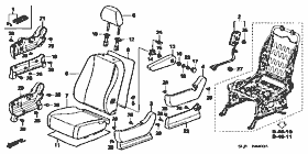B-40 front seat (R.)