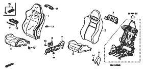 B-40-2 front seat (driver seat side) (TYPE R)