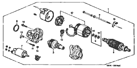 E-7-2 starter motor (trifoliate) (1)