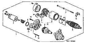 E-7-3 starter motor (trifoliate) (2)