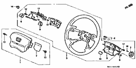 B-31-10 steering wheel (SRS)