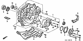 M-21 clutch case /ﾄﾗﾝｽﾌｧｰｶﾊﾞｰ(4WD)