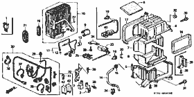 B-59 air conditioner (cooler unit) (factory installation)