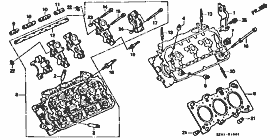 E-10-1 cylinder head (right side)